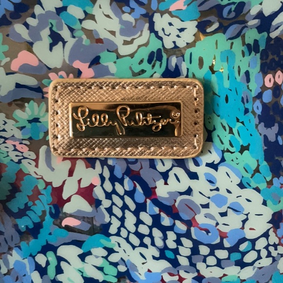 Lilly Pulitzer Blue Pencil Case with Bonus Pack (B6) - Picture 3 of 9